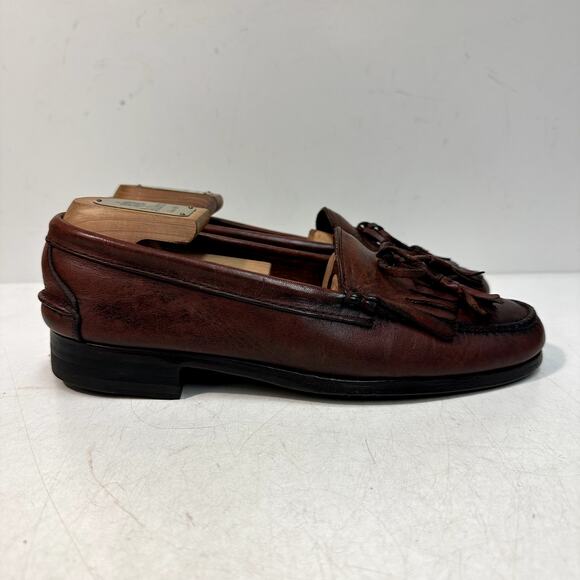 NEW HEELS Rancourt & Co. x Polo Ralph Lauren Tassel Loafer Bench Made USA 8 D main image 4